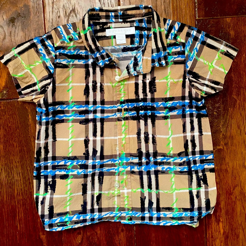 Burberry button down. Like New!!!!